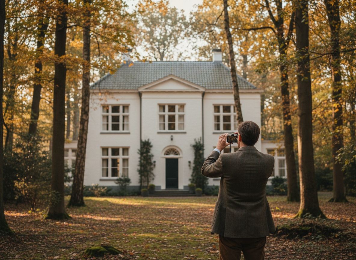 Landhuis in een bosrijke omgeving bij Blaricum